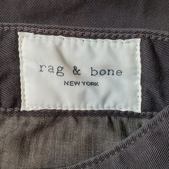 Rag & Bone Men's Size 28X34 Standard Issue Khaki Fit 2 Slim Leg Gray - Picture 5 of 9